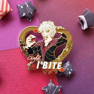 Astarion | The Pale Elf | BG3 | Hard Enamel Pin | Glitter | Remix Makes Pins