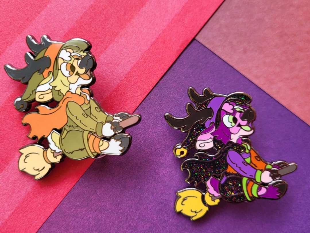 Deer Pin | Fall Spirit | Hard Enamel | Halloween | Witch - Etsy