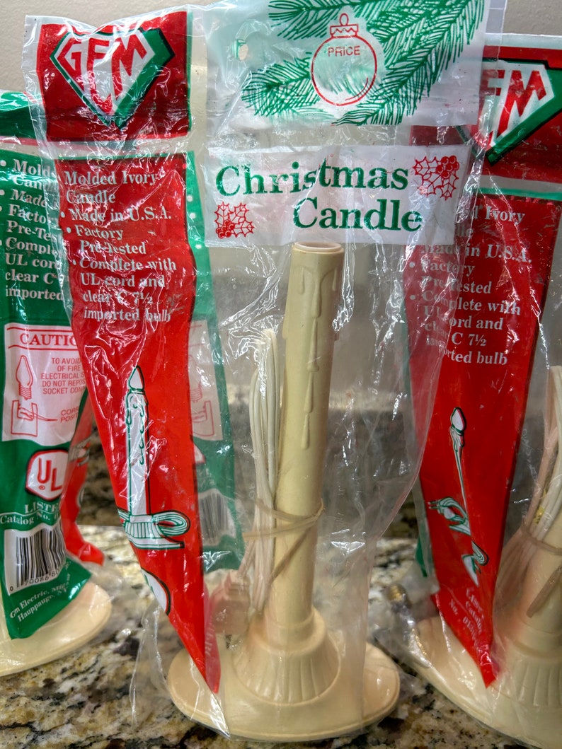 Candles Window Christmas Window Candles Plastic Drip Wax Christmas