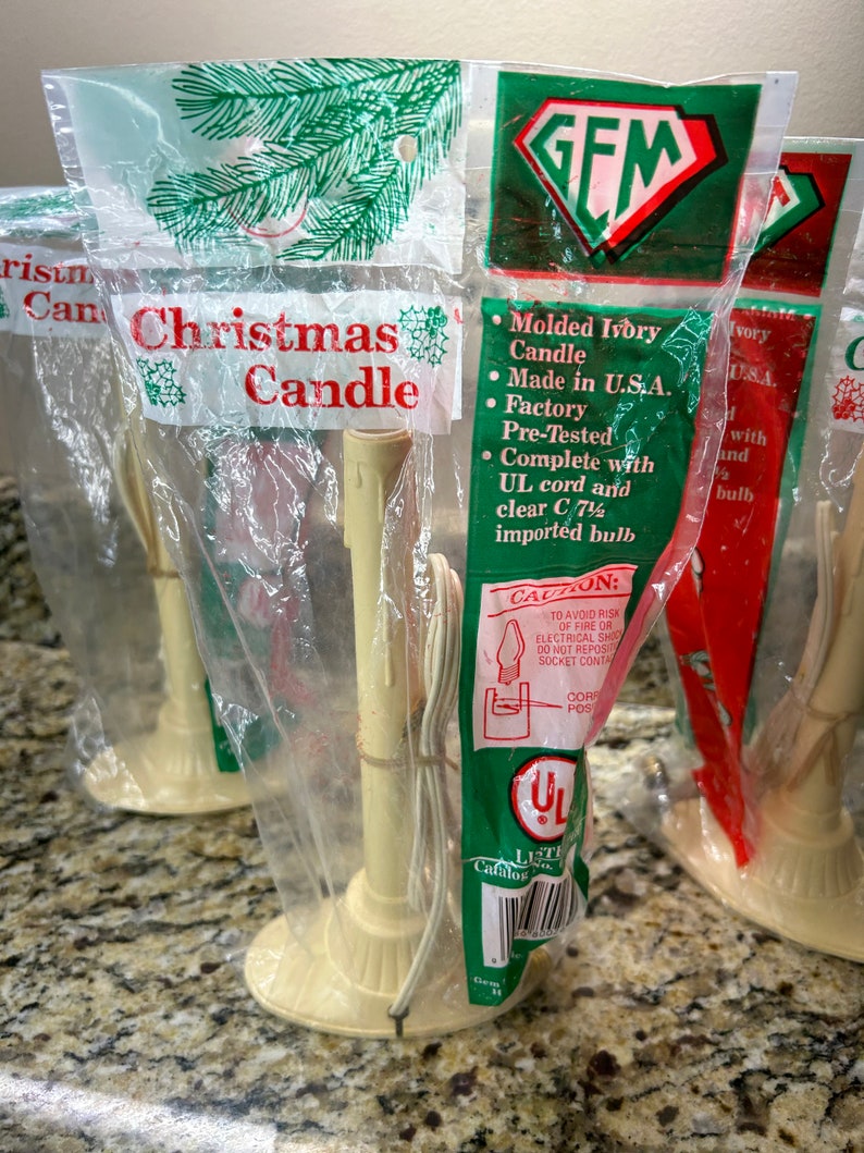 Candles Window Christmas Window Candles Plastic Drip Wax Christmas