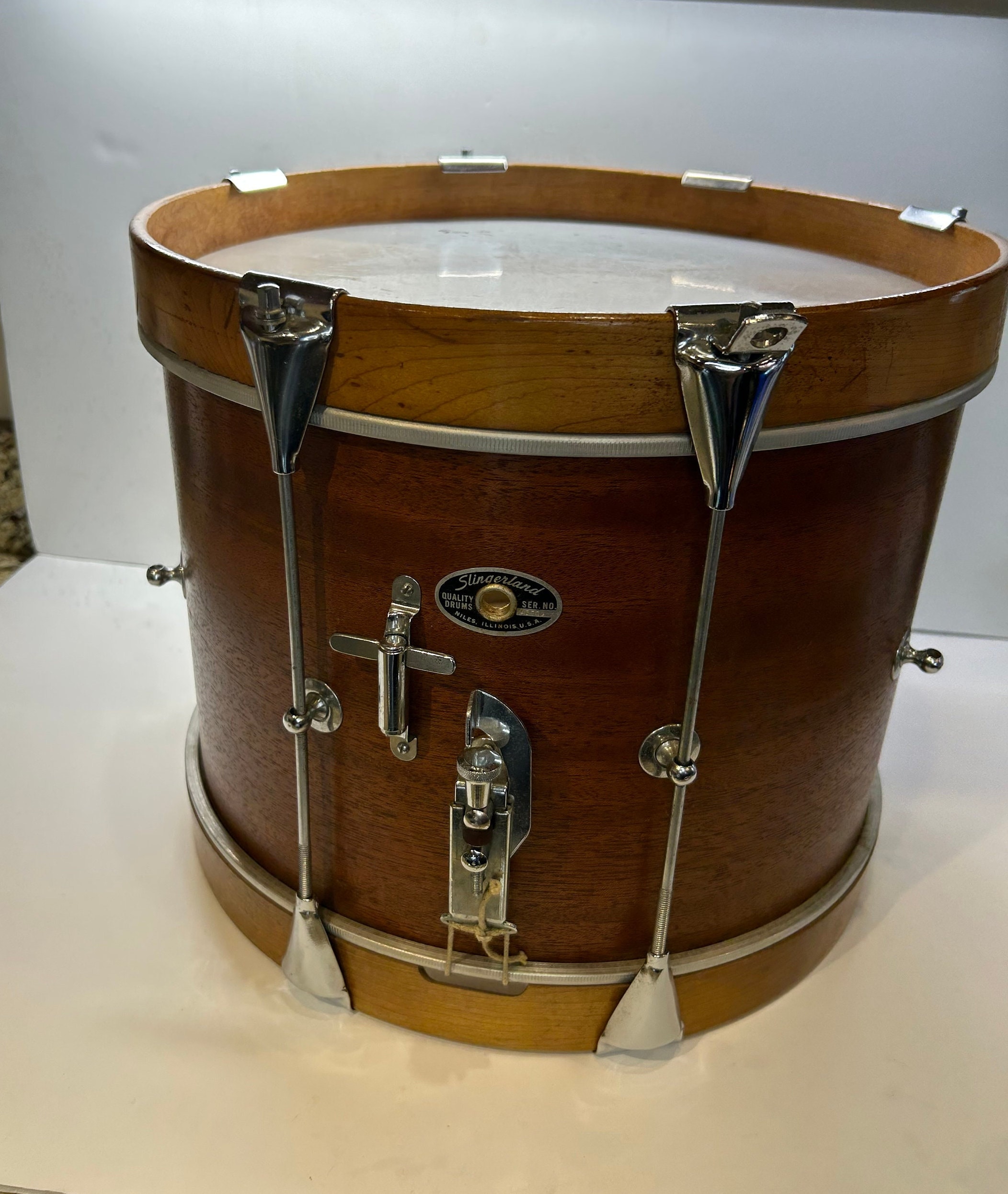 Slingerland marching top snare drum