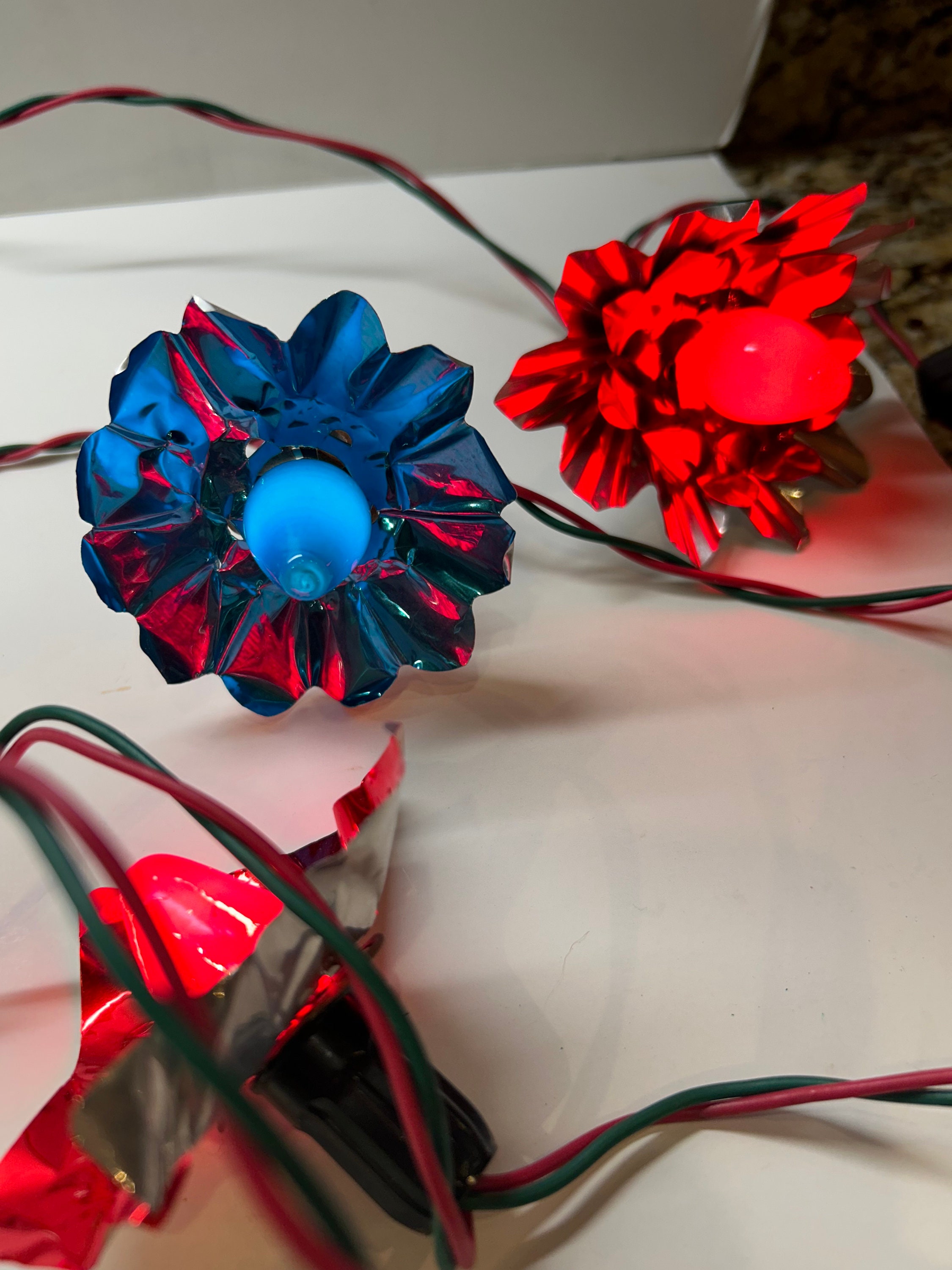 Christmas Reflector Lights With Tin Light Reflectors MCM