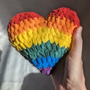 LGBTQIA+ Heart Pride Plushie! Several flags- rainbow/gay, lesbian, transgender, bisexual, asexual, non binary, more to come!
