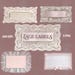 Vintage Lace Labels PNG Bundle, Fabric Tag Clipart, Shabby Chic Wedding ...