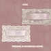 Vintage Lace Labels PNG Bundle, Fabric Tag Clipart, Shabby Chic Wedding ...