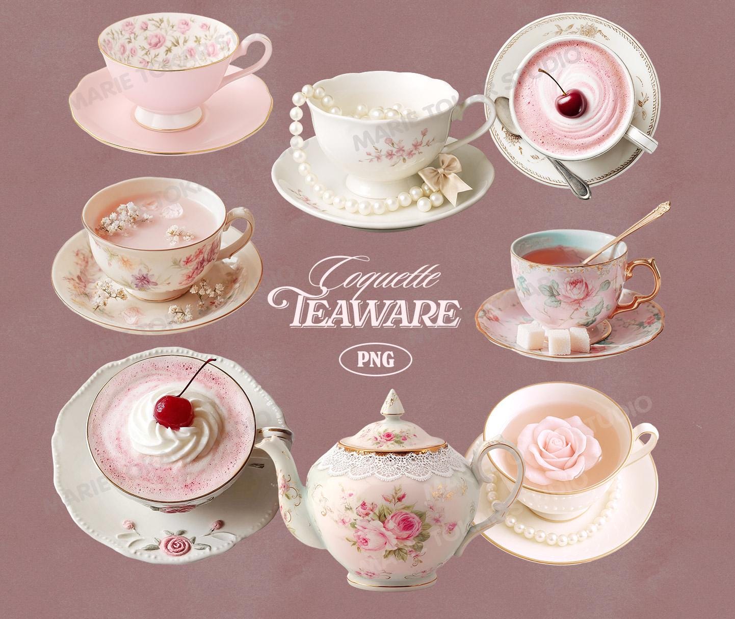 Vintage tea cups - Etsy 日本