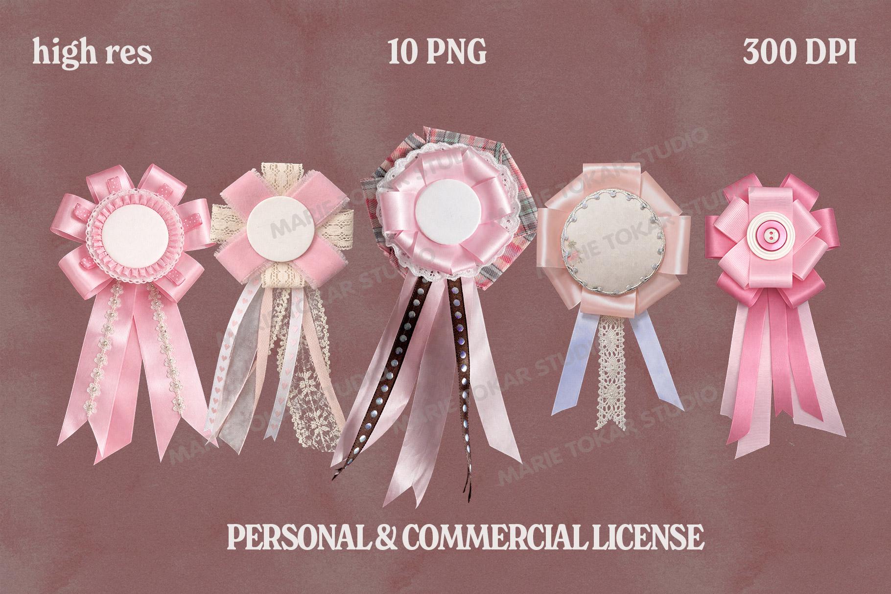 Award Rosette Clipart PNG Set Pink Vintage Ribbon Badges Coquette award-rosette-clipart-png-set-pink-vintage-ribbon-badges-coquette