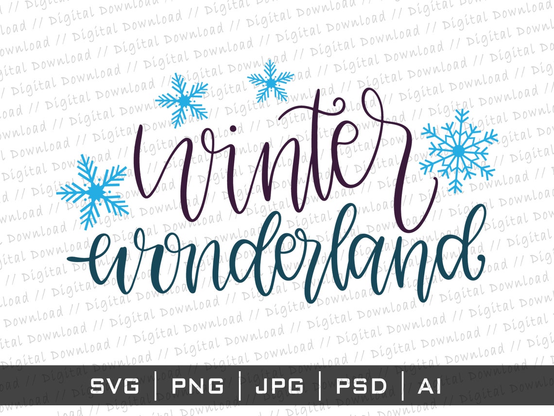 Winter Wonderland Svg, Winter Png, Cold Winter SVG Cricut Cutting Files ...