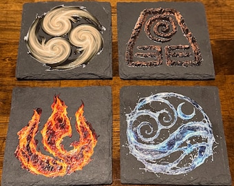 Elemental Coasters