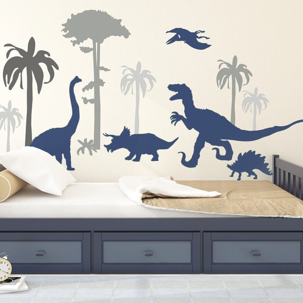 Dinosaur Large Wall Sticker Etsy