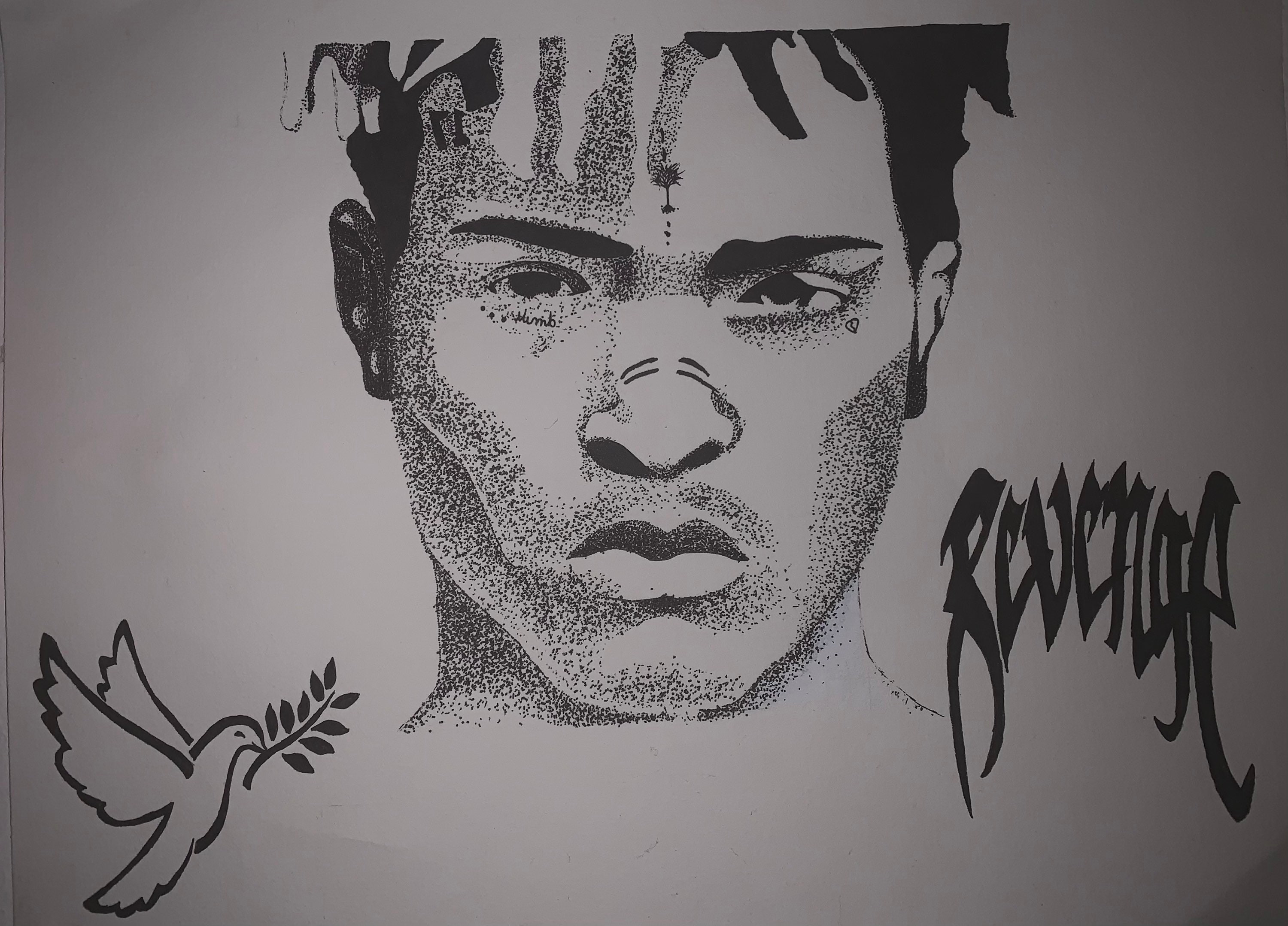 Xxxtentacion Drawing Etsy