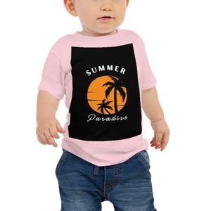 Baby Jersey Short Sleeve Tee-shirt baby pattern infant pattern infant wears image 6