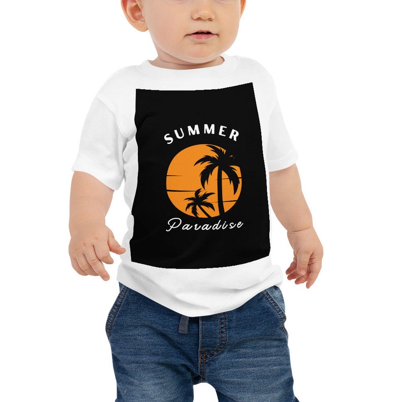 Baby Jersey Short Sleeve Tee-shirt baby pattern infant pattern infant wears image 4