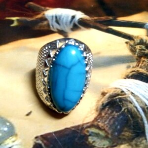 Huntid Ring Positive Power Diamond All Success Achive Powerful Ring Spells