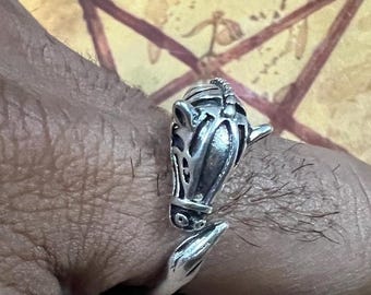 Illuminati Baphomet Infernl Vortex Ring Kamkha Sex Control Lust Money Power Fame