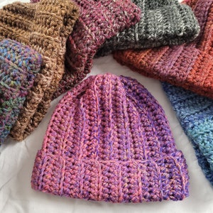 Unisex Crochet Chunky Beanie