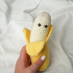 Crochet Banana in Peel Toy