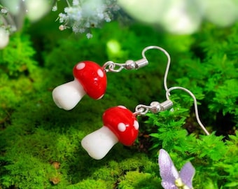 Mushroom fairytale.earrings