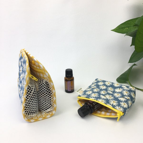 Essential Oil Case, Essential Oil Bag, Essential Oil Storage, Essential Oil Pouch, Oil Organizer, 5ML/15ML/Roller, Self-Care, Christmas Gift