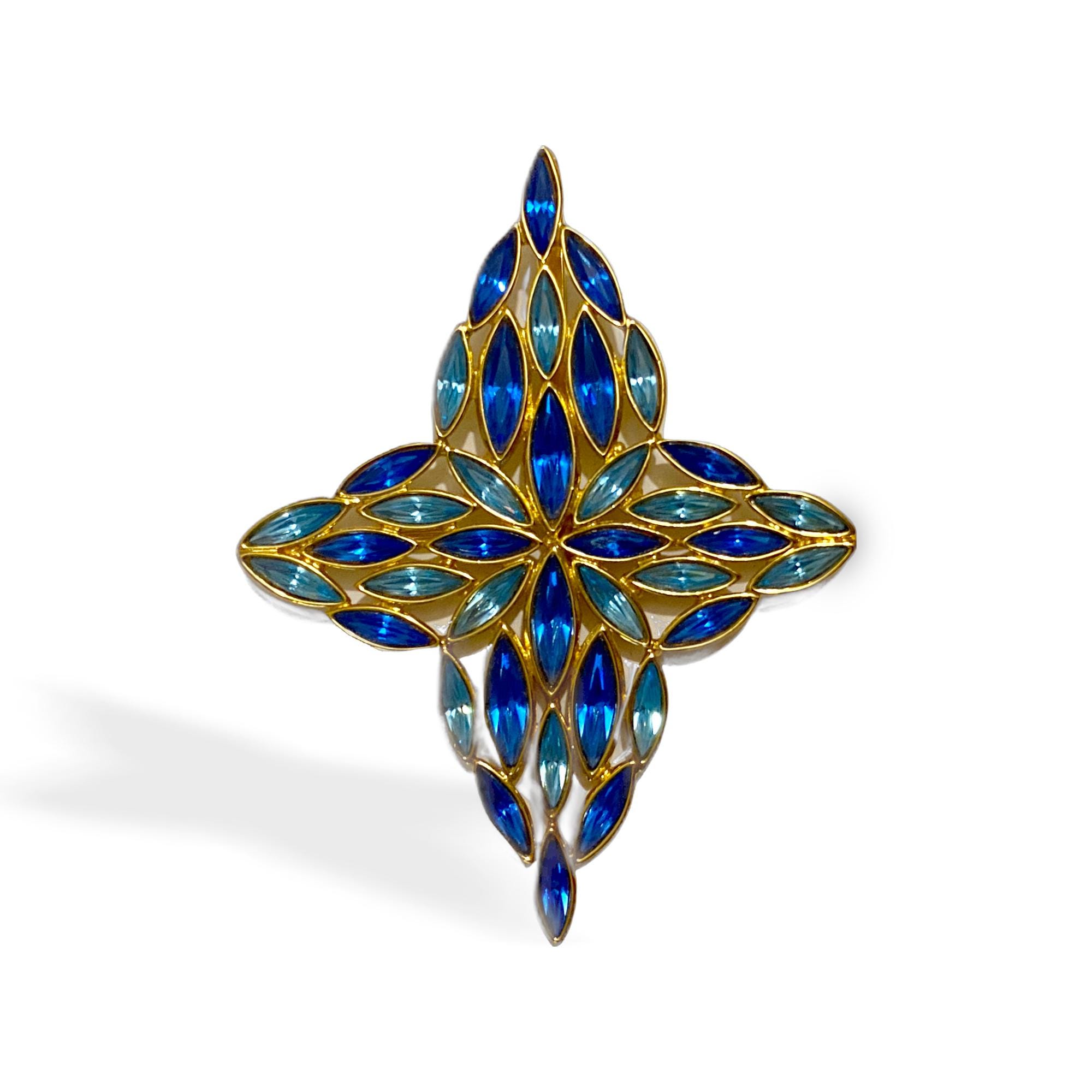 Ysl Cross Brooch - Etsy Ysl Cross Brooch - Etsy