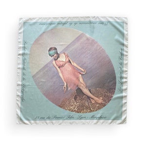 Foulard vintage Festival de la plaque autochrome