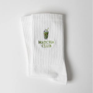 Matcha Club Statement Socken