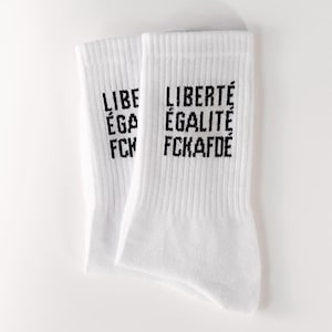 FCKAFDÉ Statement Socken - white