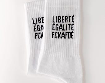 FCKAFDÉ Statement Socken - white
