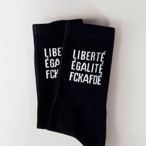 FCKAFDÉ Statement Socken - black