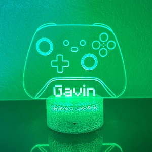Video Game Light, Gift for Gamers, Gifts under 30, Christmas Gifts, Gamertag Signs