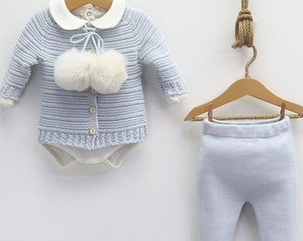 3 piece cardigan set