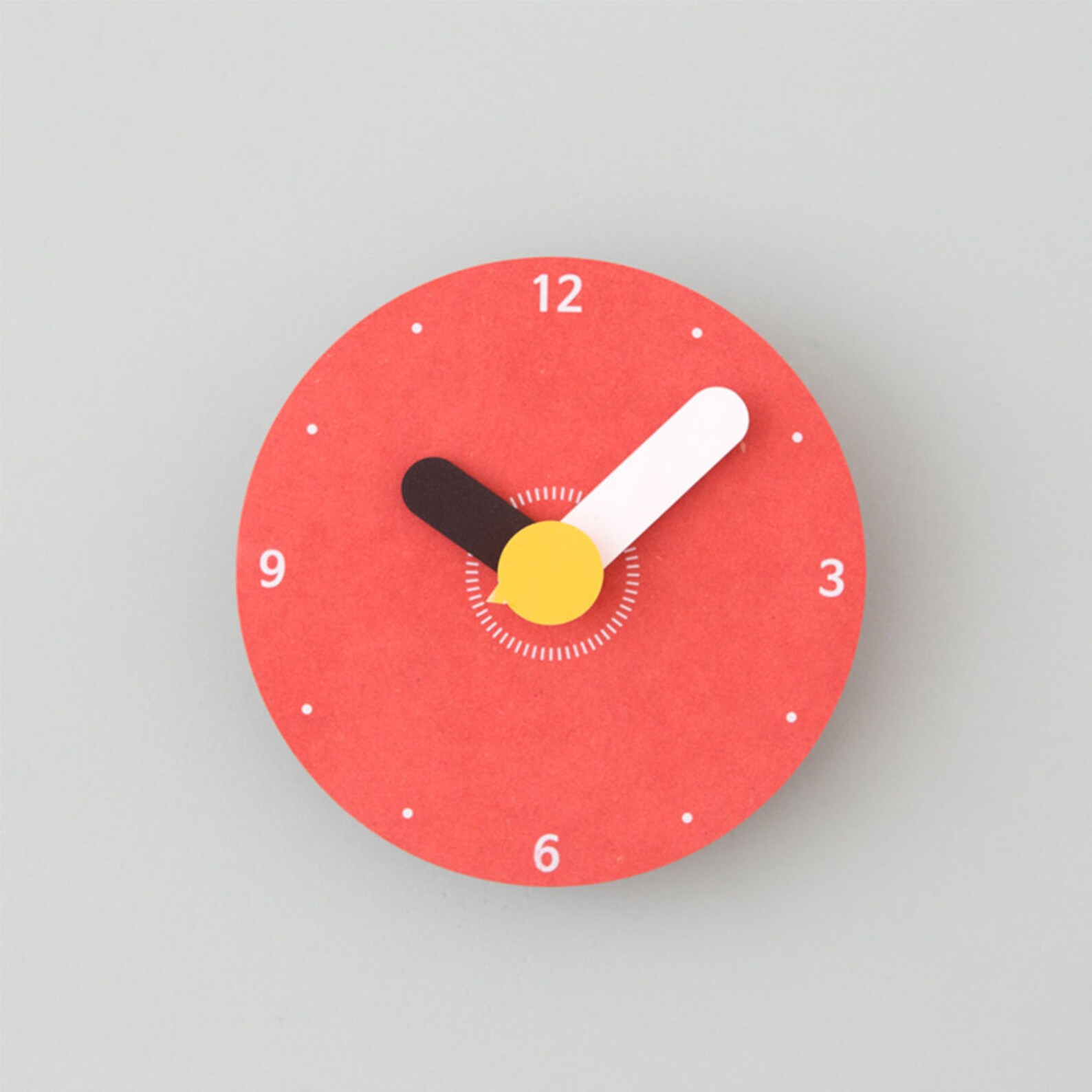 Modern Retro Wooden 'mini' Wall Clock Minimalistic Etsy