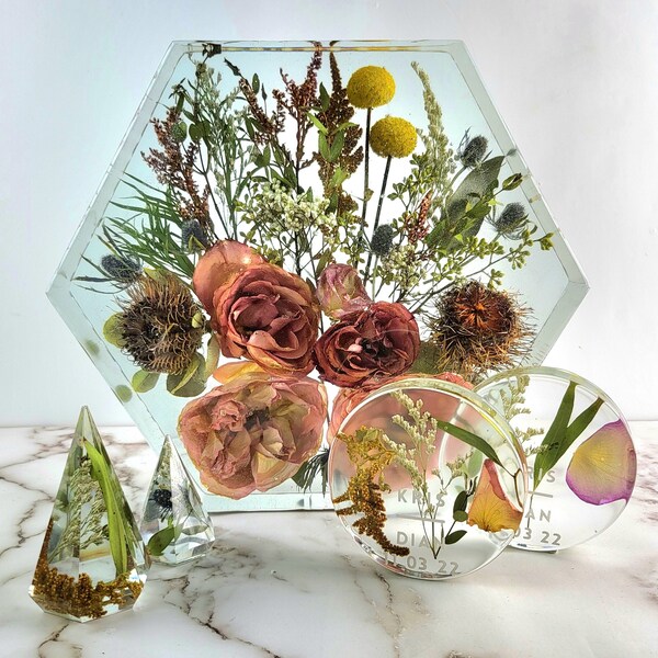 Resin Flower Bouquet - Etsy