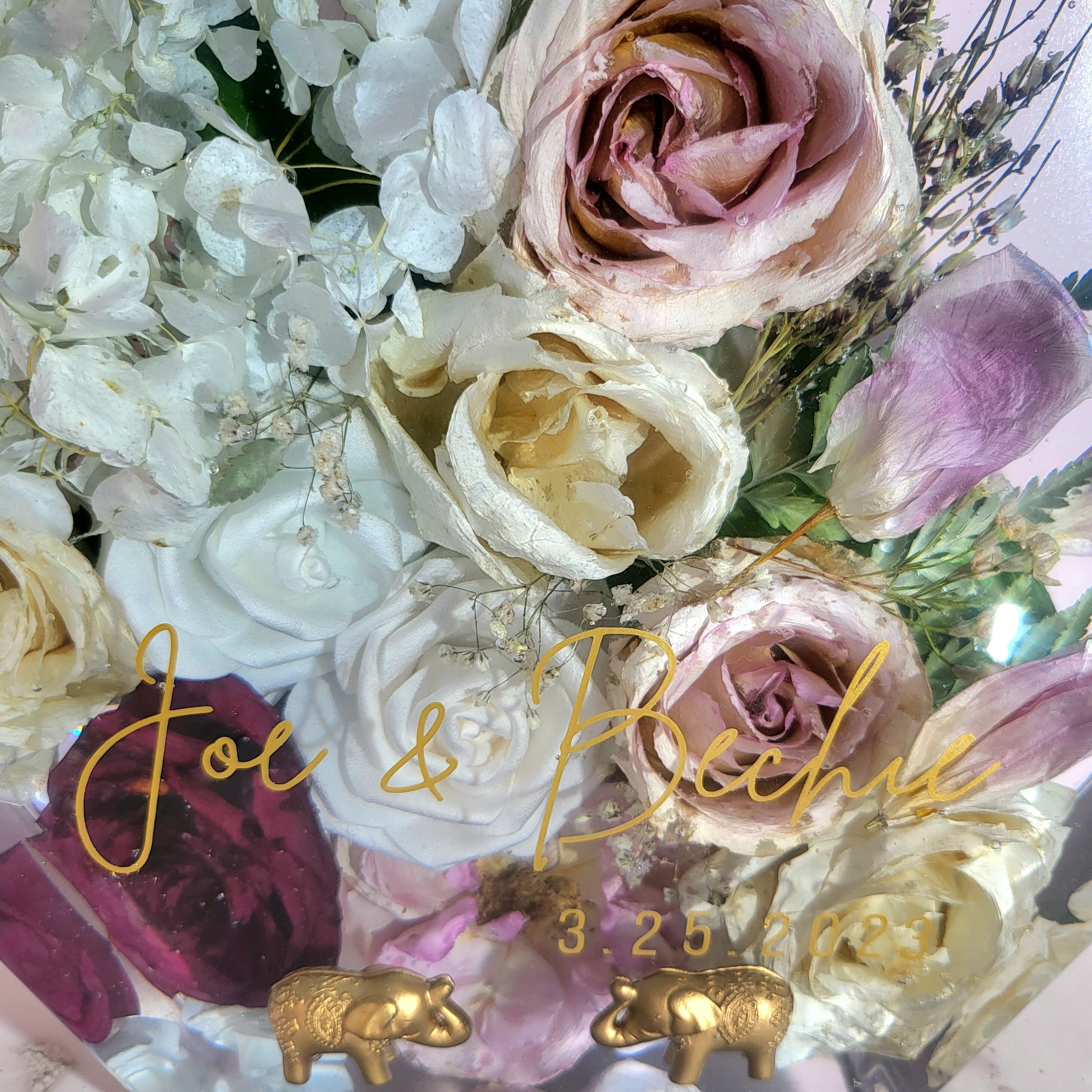 Resin Bouquet Collection Resin Bouquet Preservation Using Your Wedding