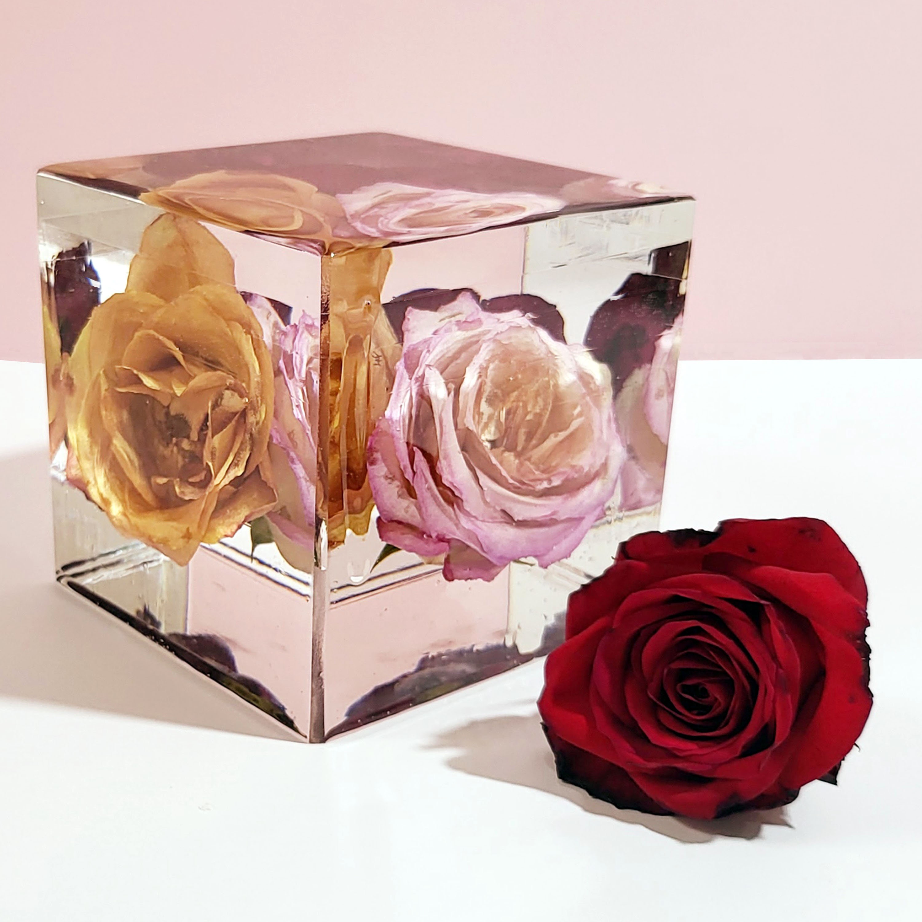 Gemstone DIY Wedding Bouquet Keepsake Resin Cube Flowers Jewelry Holder Resin  Molds - Silicone Molds Wholesale & Retail - Fondant, Soap, Candy, DIY Cake  Molds