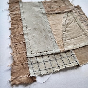 Exhaust 1 | Naturally Dyed Bojagi Wall Art