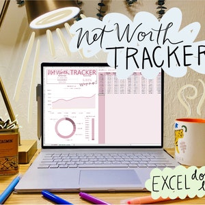 Net Worth Tracker (Multi-Year) - Excel (Pink)