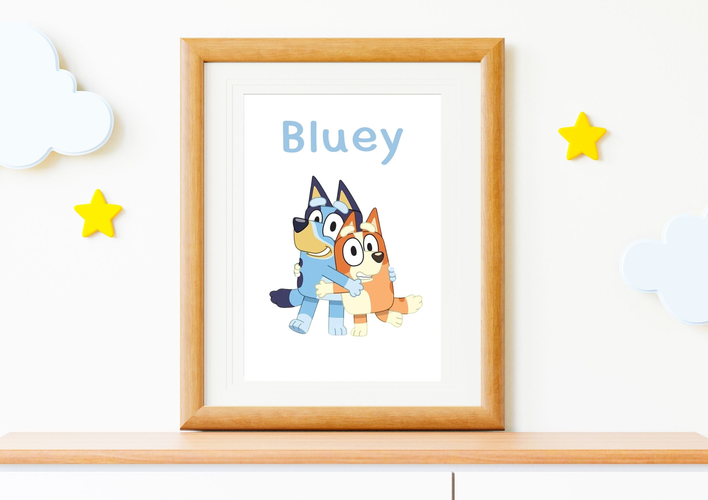 Bluey Room Art SET OF 2 Digital Print Children's - Etsy