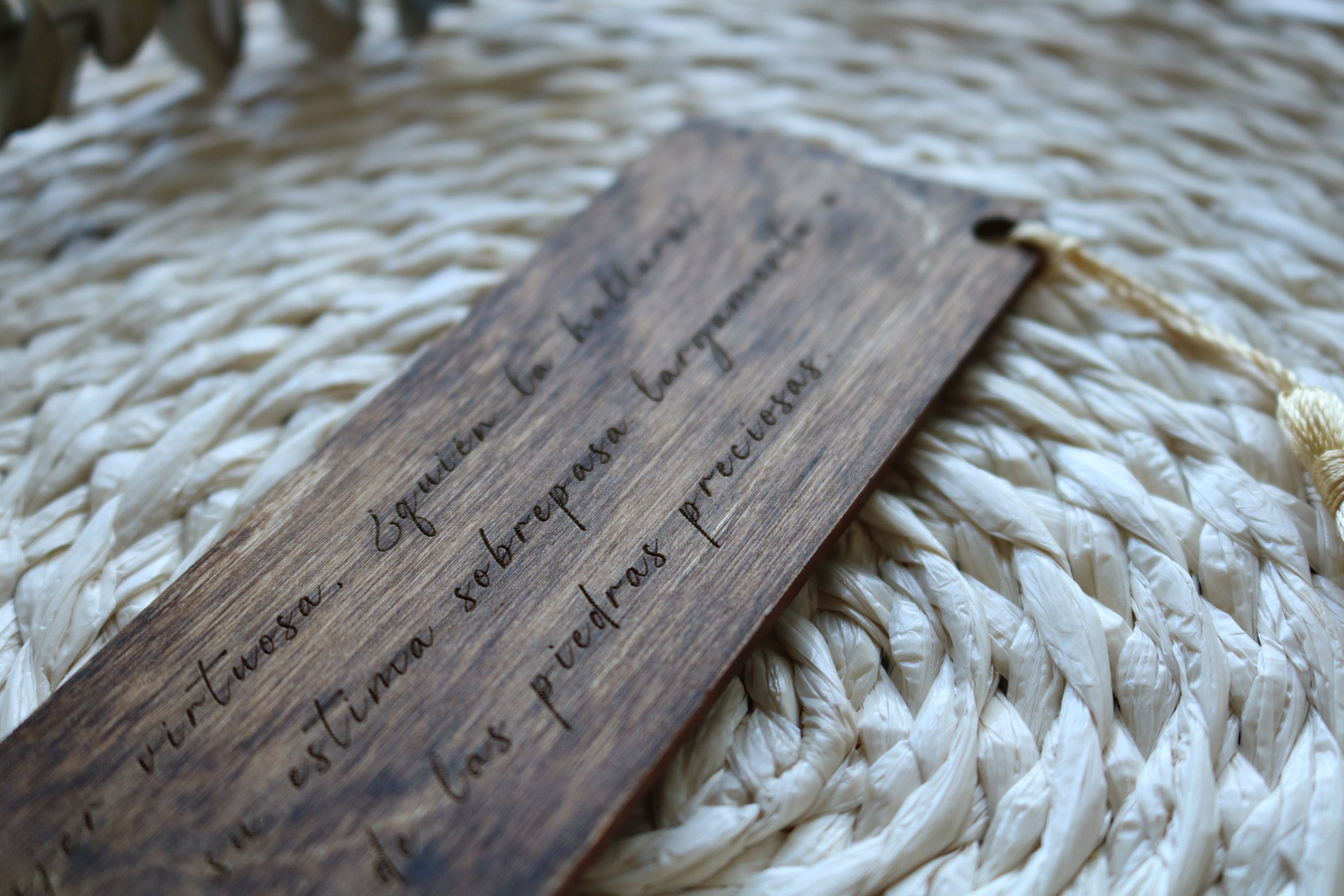 Personalized Wooden Bookmark, Laser Engraved Name, Baptism Gift - Etsy