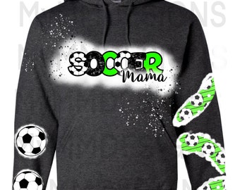 Soccer Mama, Soccer Ball, Soccer Full sheet,  Digital Sublimation Combo - chest, sleeve