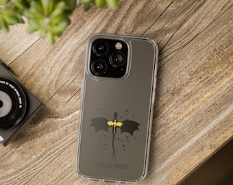 Dragon Rider Phone Case: Fantasy Book Lover Gift