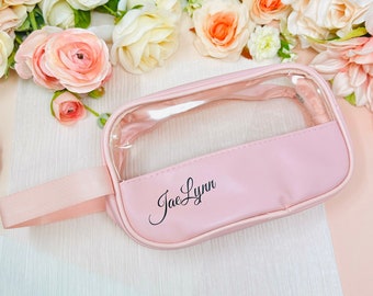 Custom Makeup Bag | Cosmetic Bag for Women | Bridesmaid Gifts Proposal | Birthday Gift for Best Friend | Travel Makeup Bag