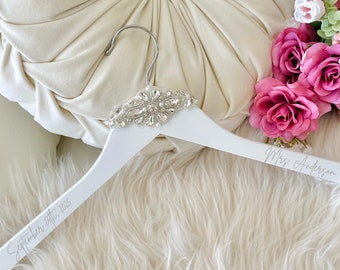 Sale Personalized Wedding Hanger Bridal Hanger Bride Hanger with Custom Name Hanger Wedding Dress Hanger