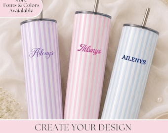 Custom Vacation Tumbler - Personalized Name - Matching Beach Vacation - Spring Break - Bachelorette Girls Trip 20oz Tumblers - Bride gifts