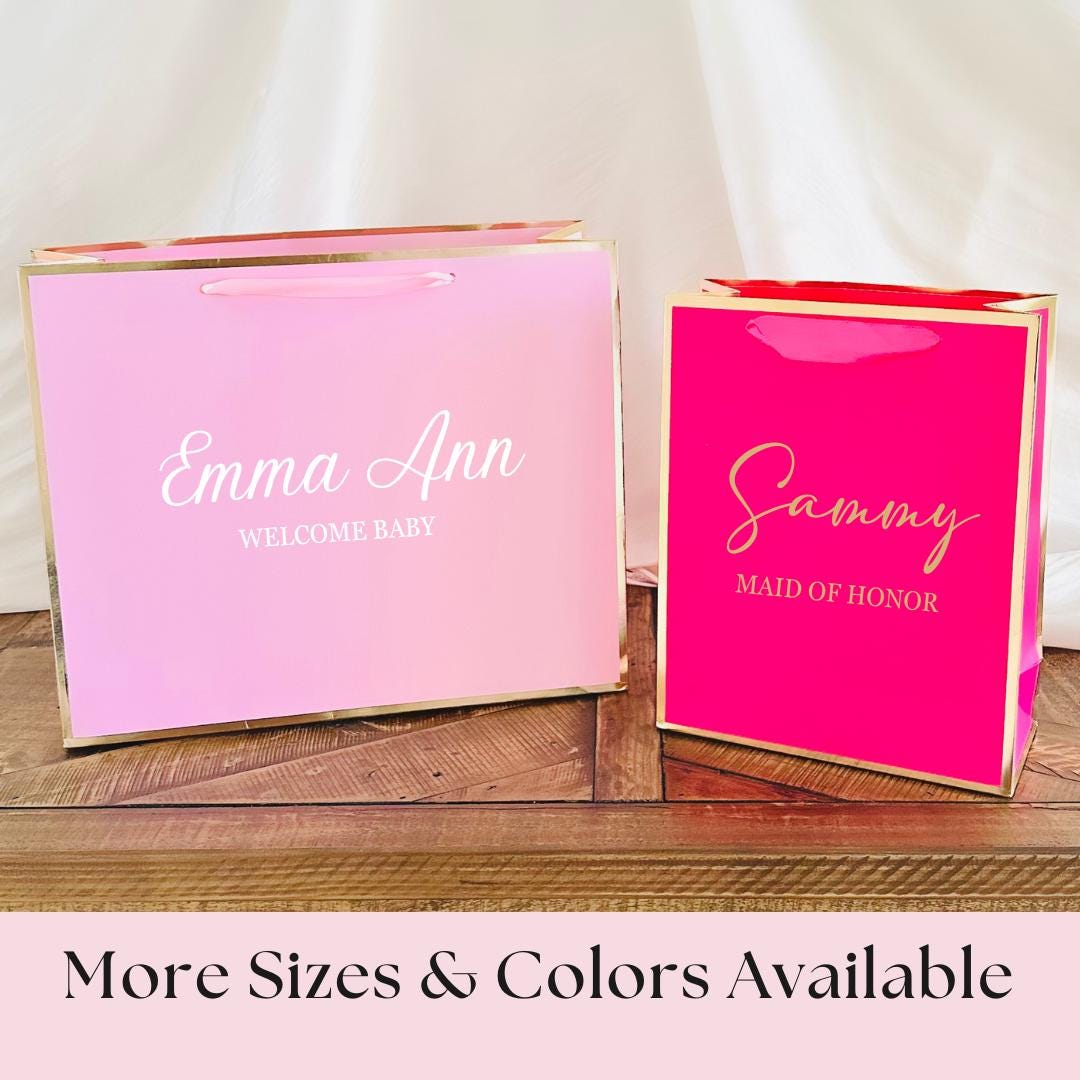 Personalized Bridesmaid Gift Bags, Bridesmaid Gifts, Custom Bridesmaid ...