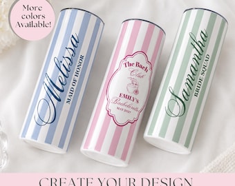 Custom Vacation Tumbler - Personalized Name - Matching Beach Vacation - Spring Break - Bachelorette Girls Trip 20oz Tumblers - Bride gifts