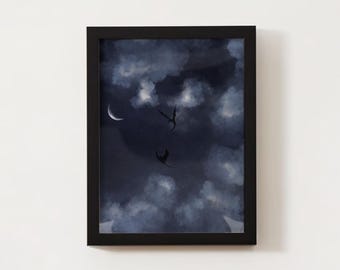 Draken in de nacht
