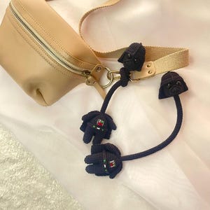 Unique Handmade Star Wars Keychain - Crocheted Darth Vader Design