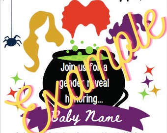 I Smell a Child... Gender Reveal Invitation
