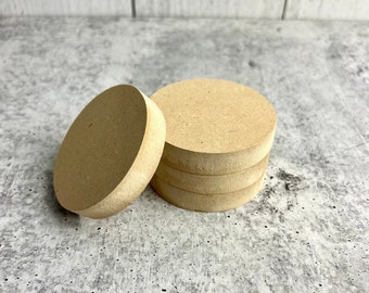 Bulk MDF Circles - 2.5" - 1/2 Inch Thick - Unfinished MDF Circle | mdf | DIY
